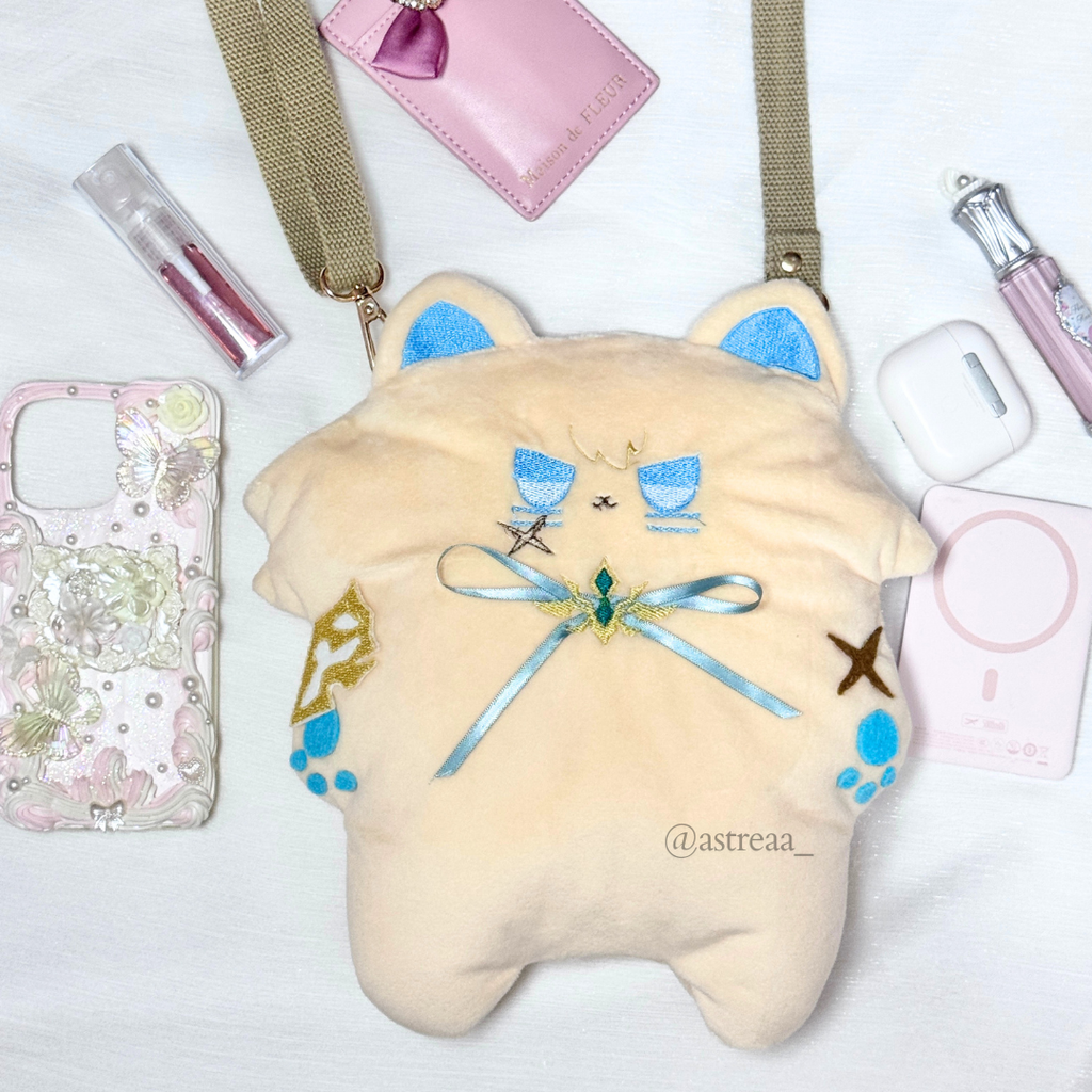 Handmade Cat Plush Bag - Varka (Pre-orders only)