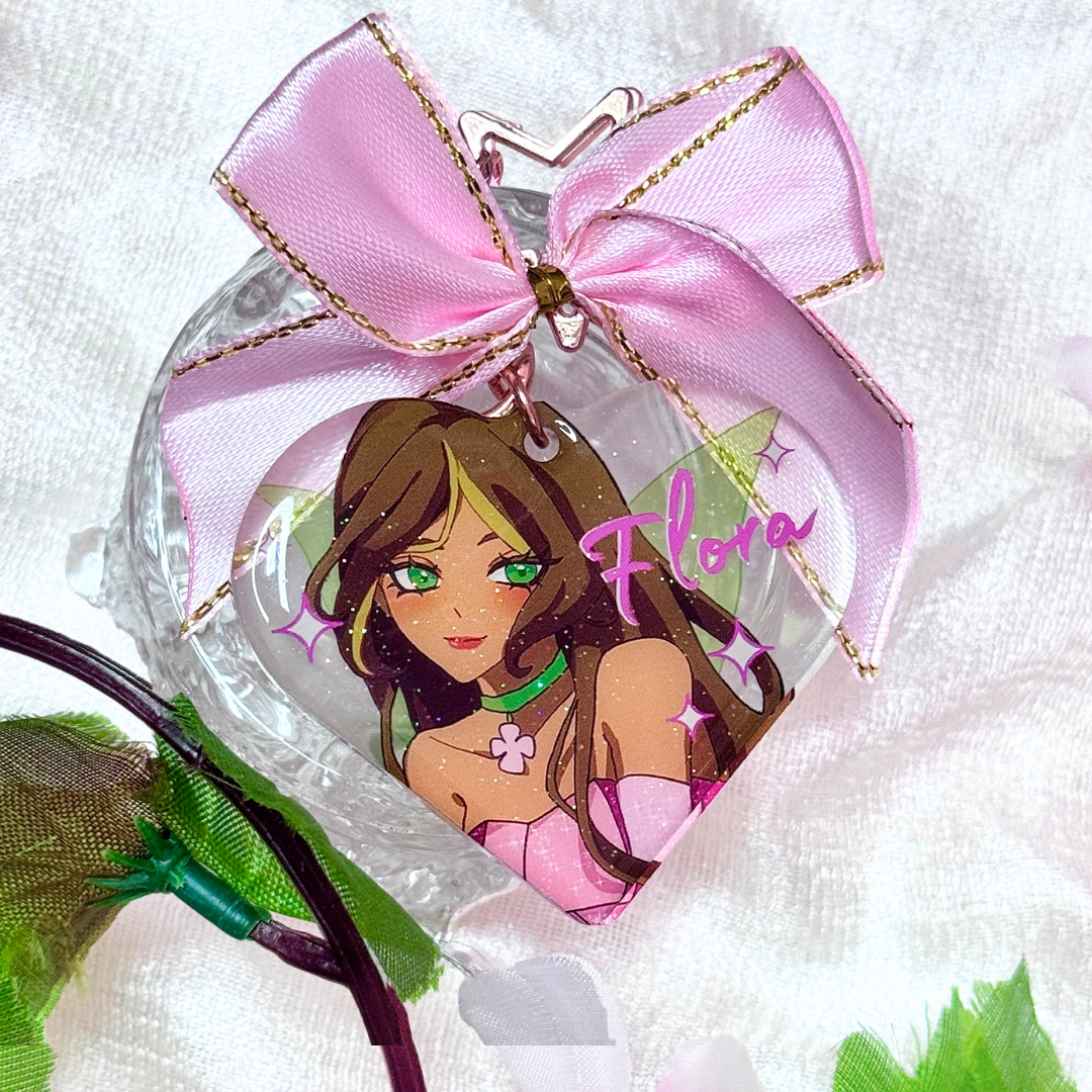 Winx Club ribbon charms