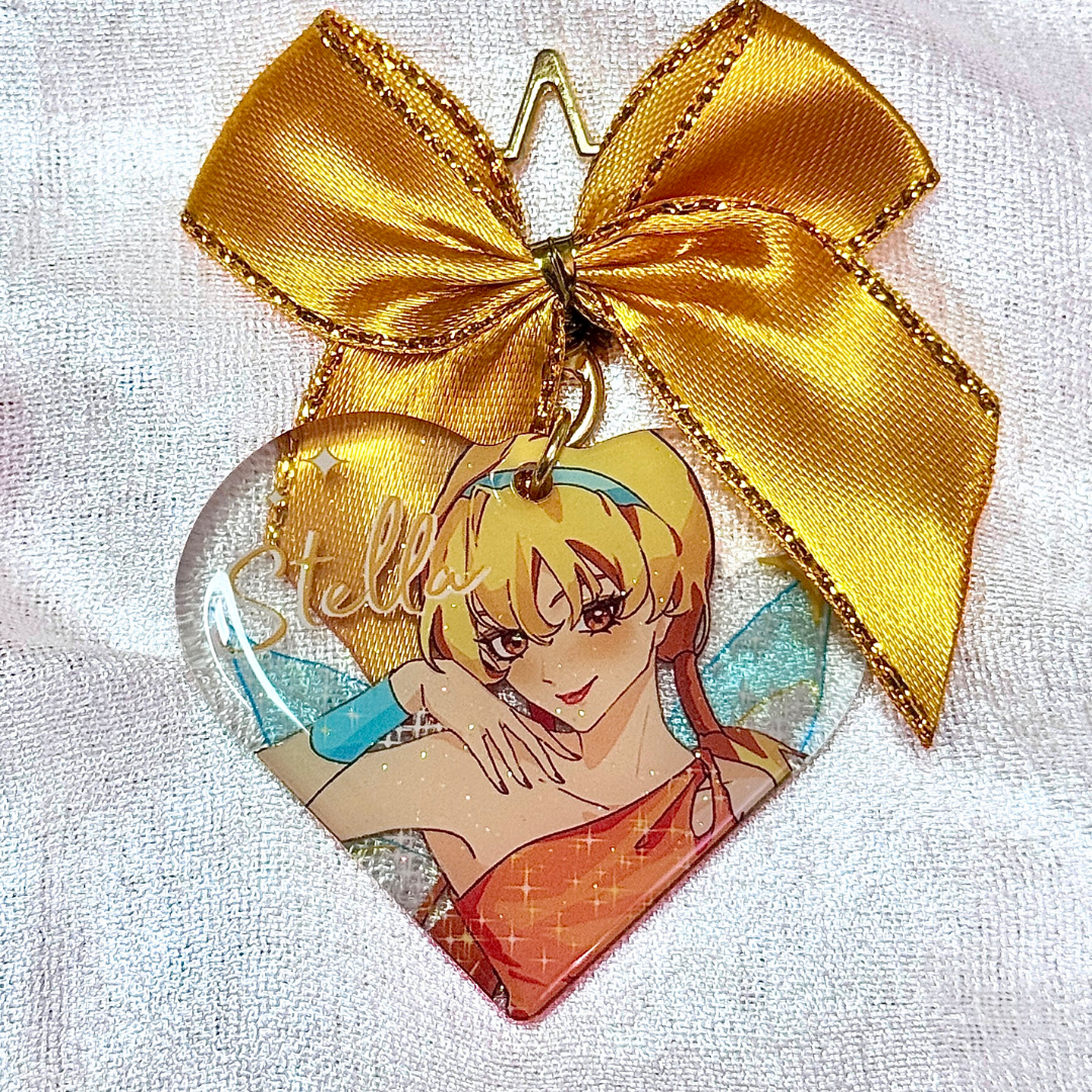 Winx Club ribbon charms