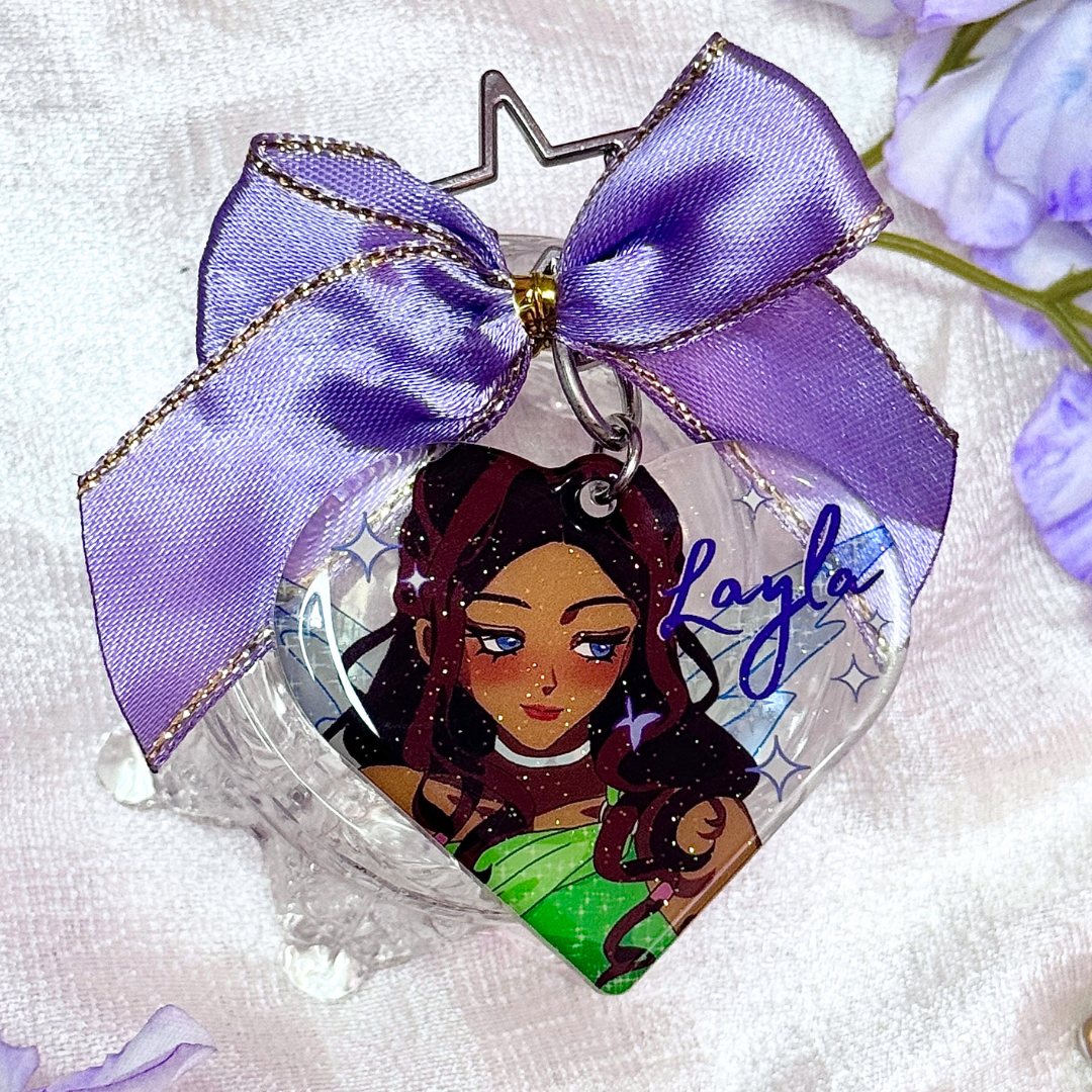 Winx Club ribbon charms