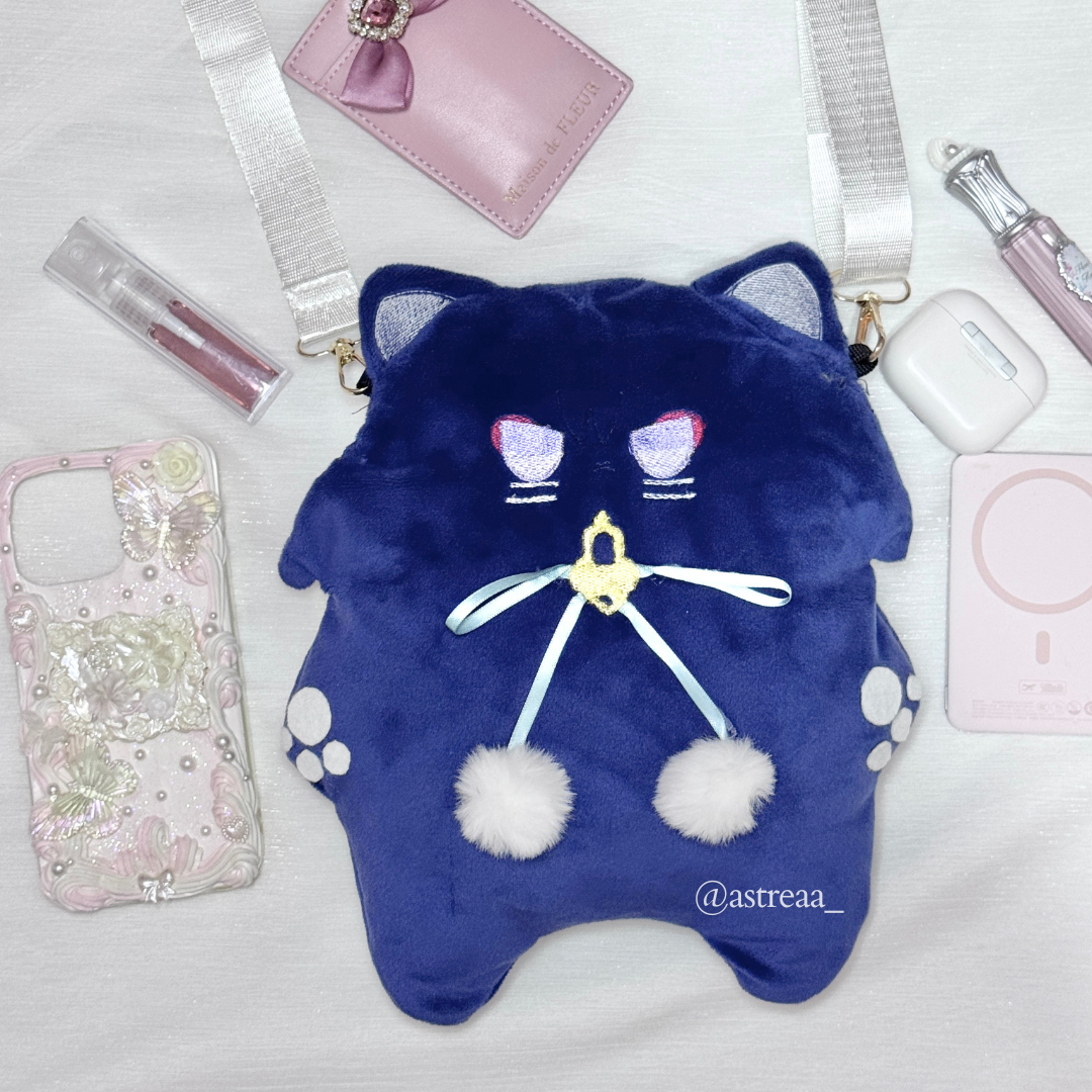 Handmade Cat Plush Bag - Wanderer (Pre-orders only)