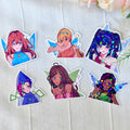Winx Club sticker set of 6