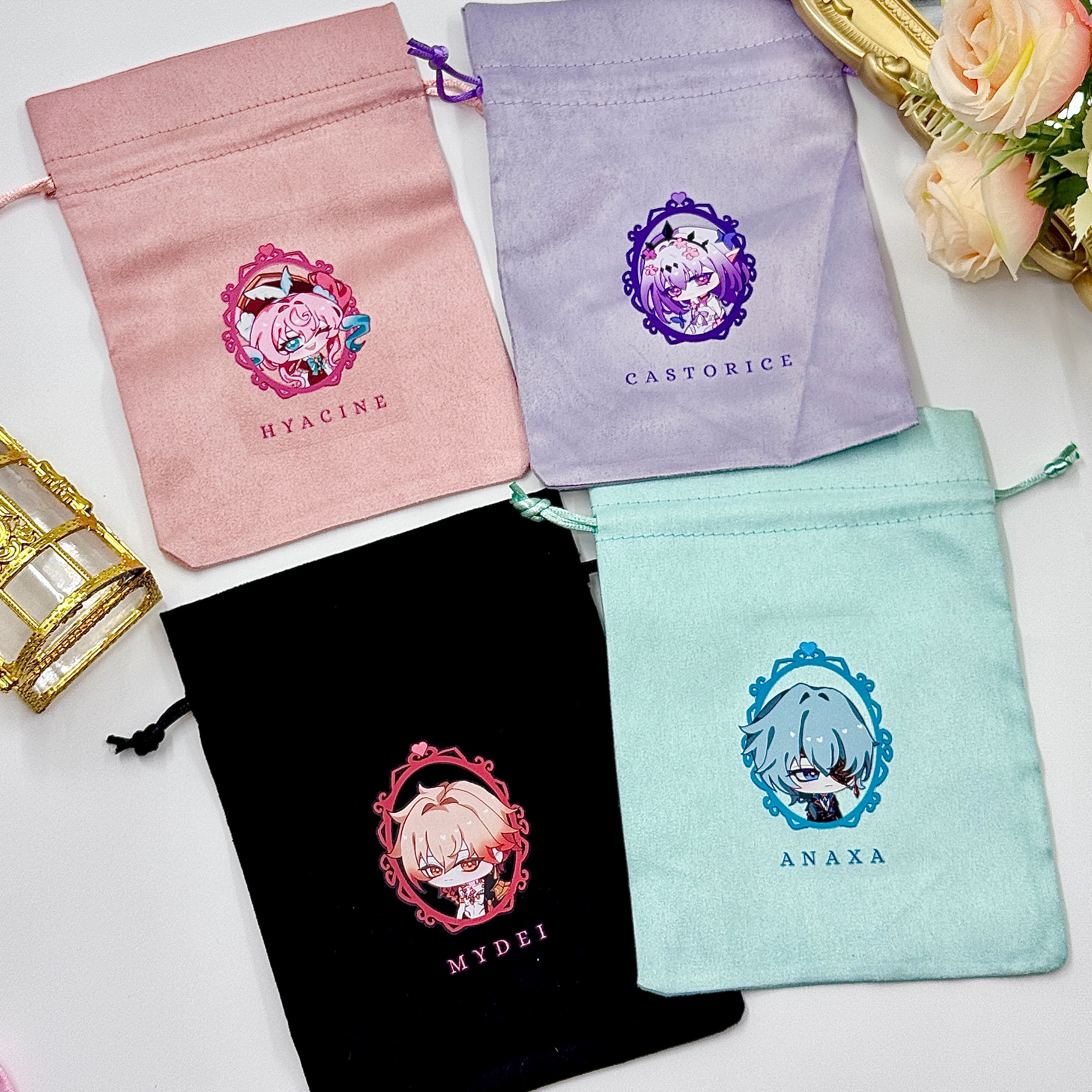 HSR mini drawstring pouch