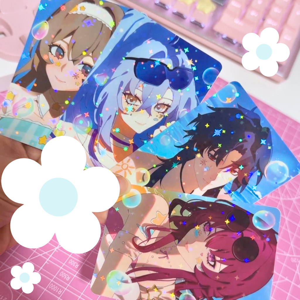 HSR- Holographic Photocards (Summer Stellaron Hunters)