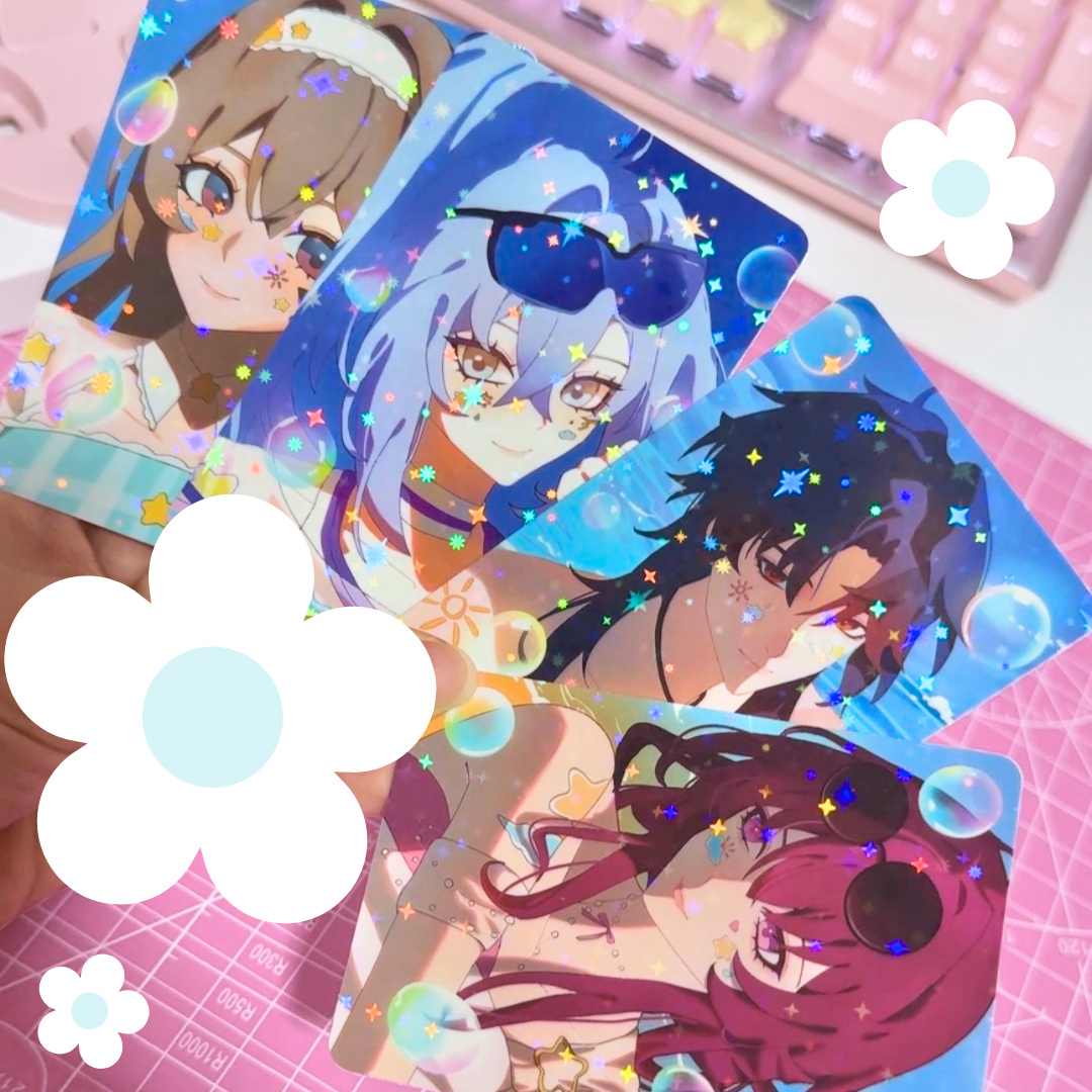 HSR- Holographic Photocards (Summer Stellaron Hunters)