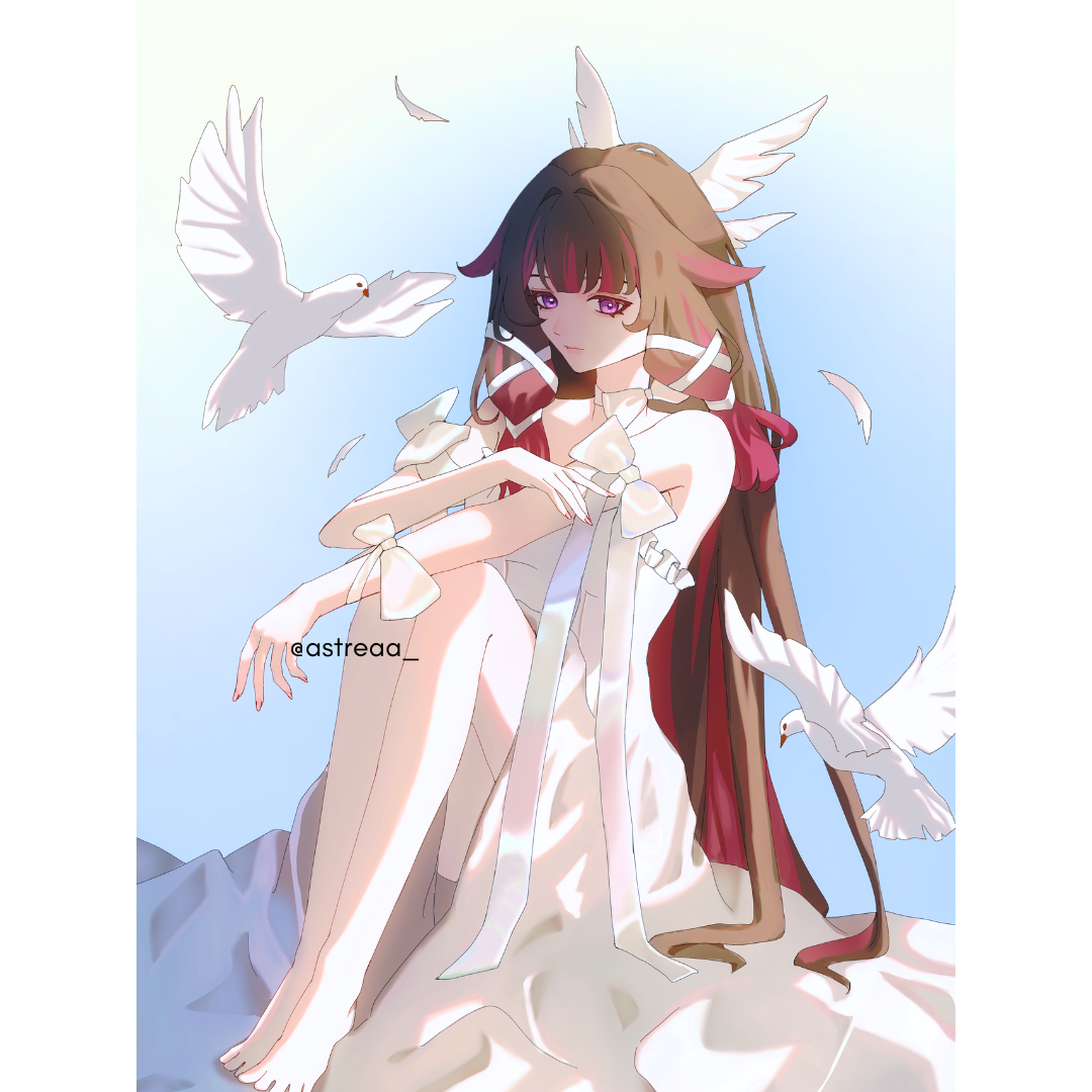 Genshin - Columbina A5 Shimmer print