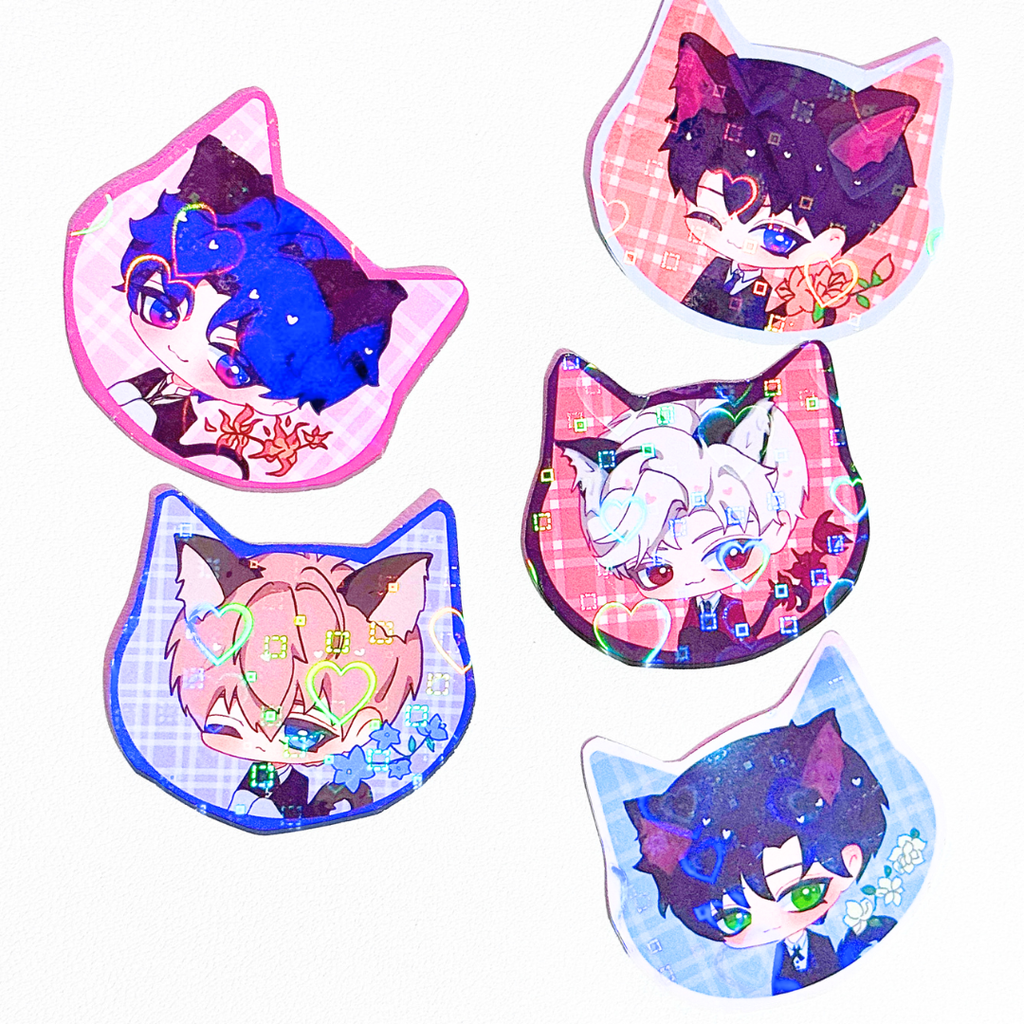 LADS Holographic Cat Stickers
