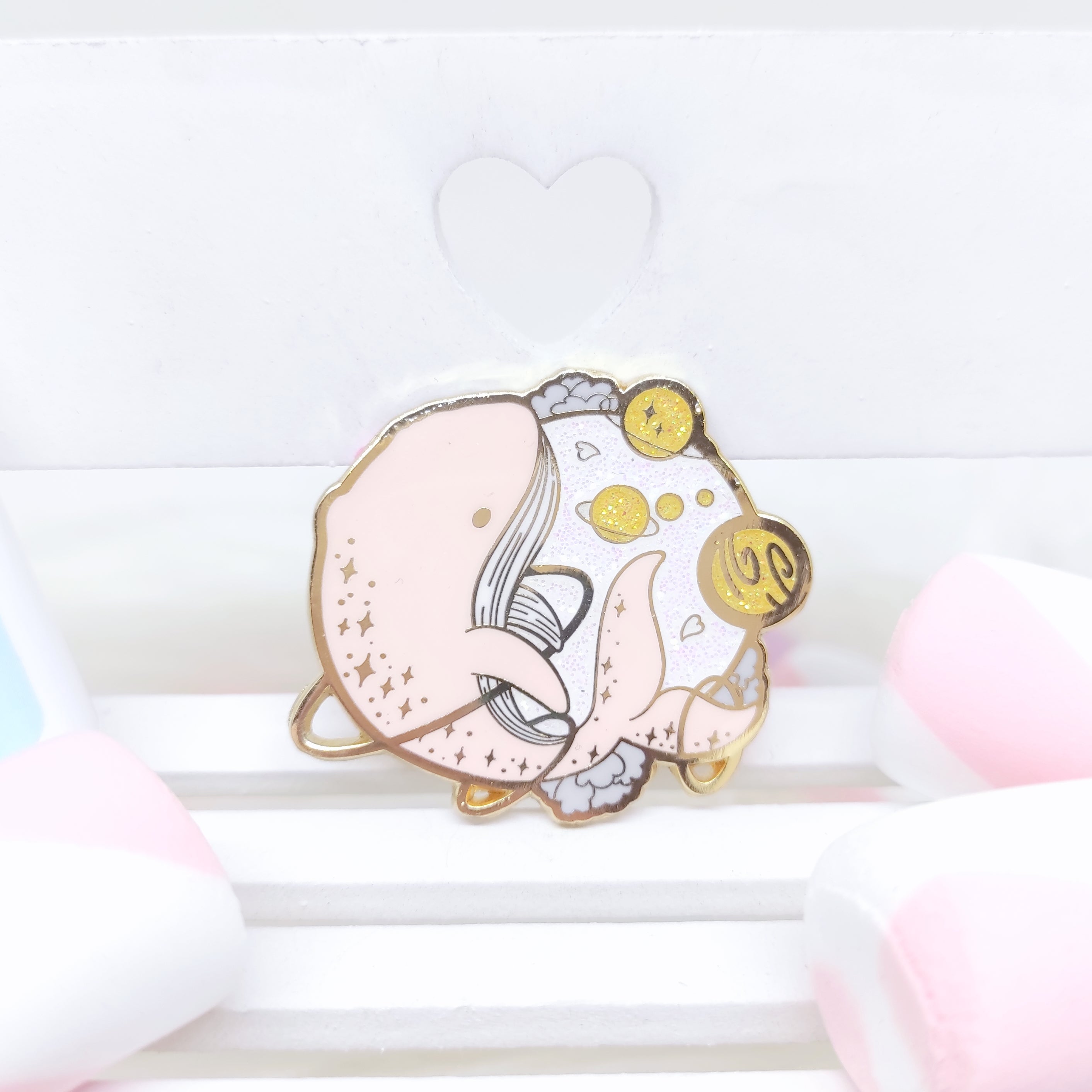 Planetarium Whale - HARD ENAMEL PIN (Polymernai)