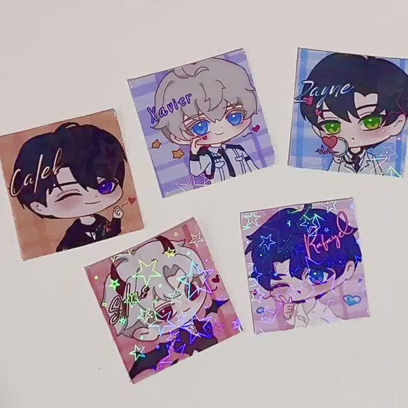 LADS Holographic Square Stickers