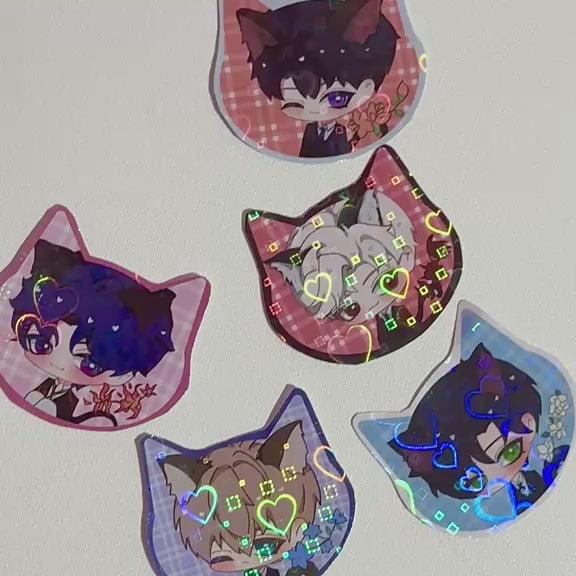 LADS Holographic Cat Stickers