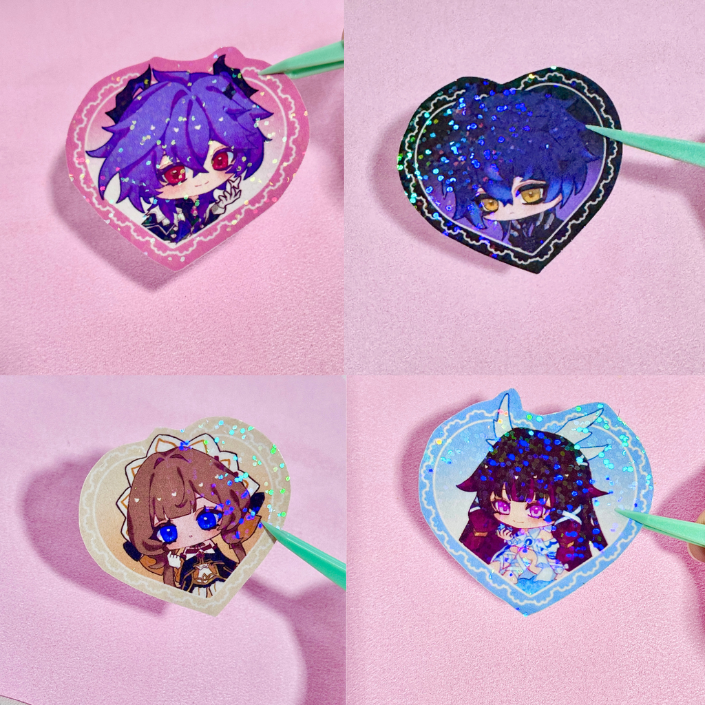Genshin - Nod Krai glitter stickers